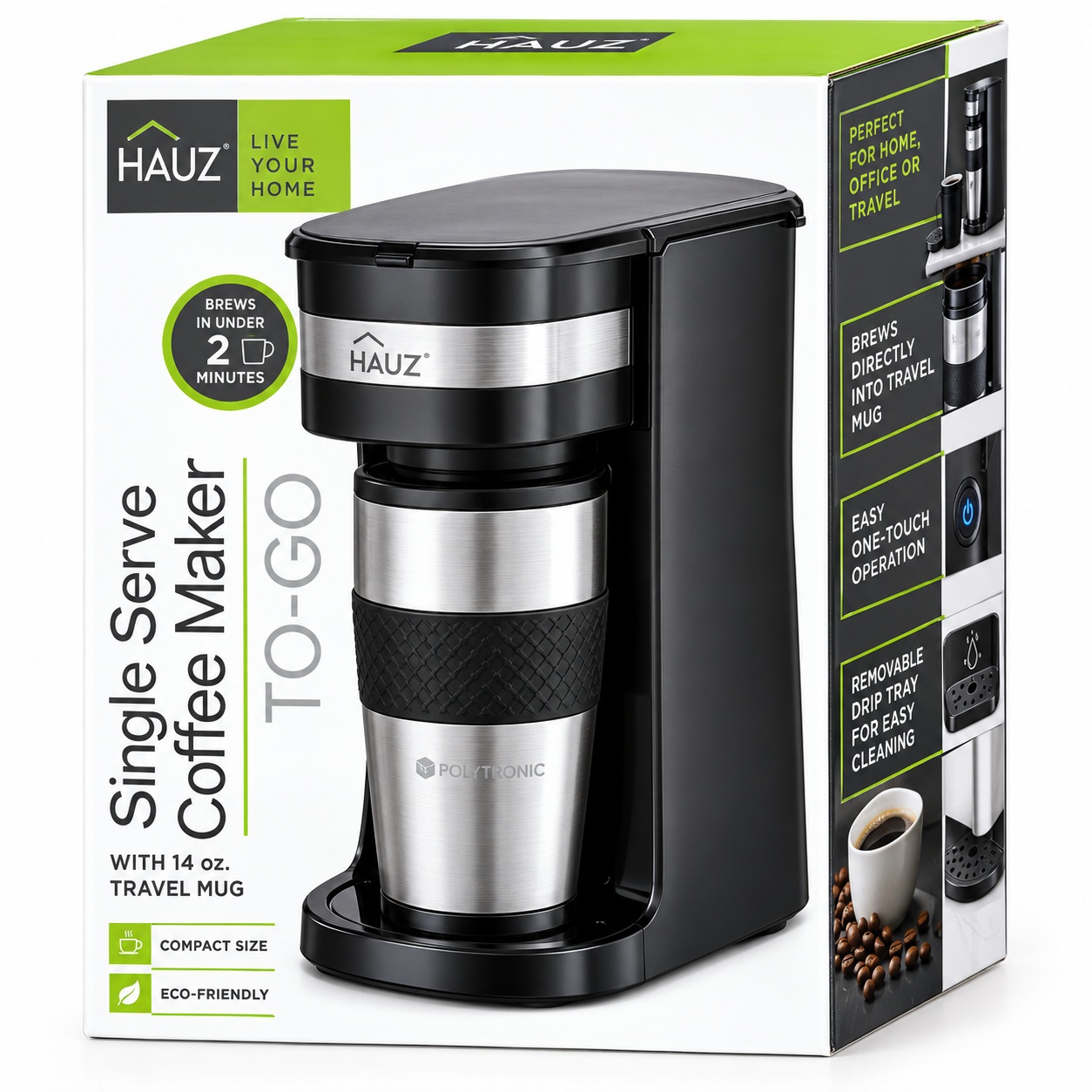 Hauz ACM717 Single-Serve Coffee Maker