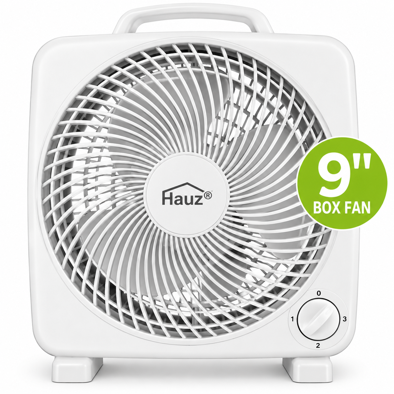 Haûz Living Ventilateur électrique carré 9", BF1-10